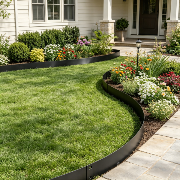 Galvanized Steel Landscape Edging, 5-Pack, picture 3 of 4