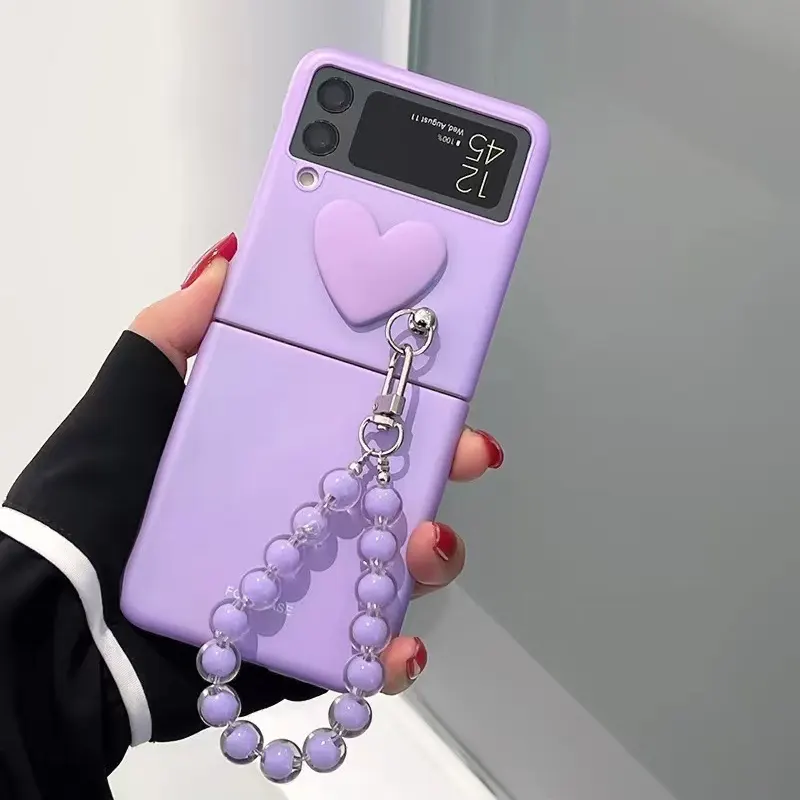 Love Chain Cute Phone Case Folding Protective