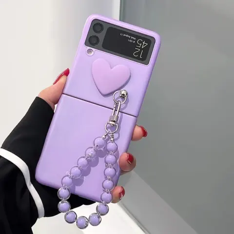 Love Chain Cute Phone Case Folding Protective
