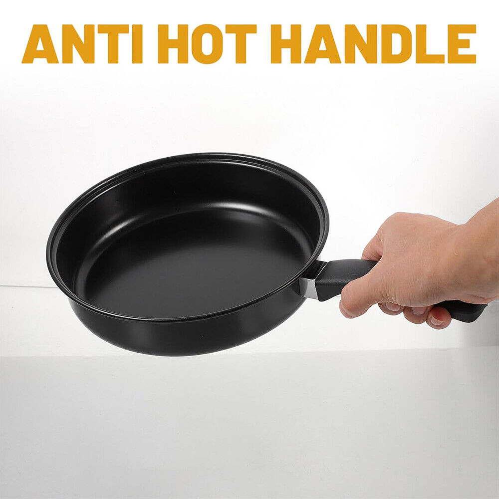 16pcs Cookware Set Pan Pot Non Stick Saucepans Frying Glass Lid — image 11