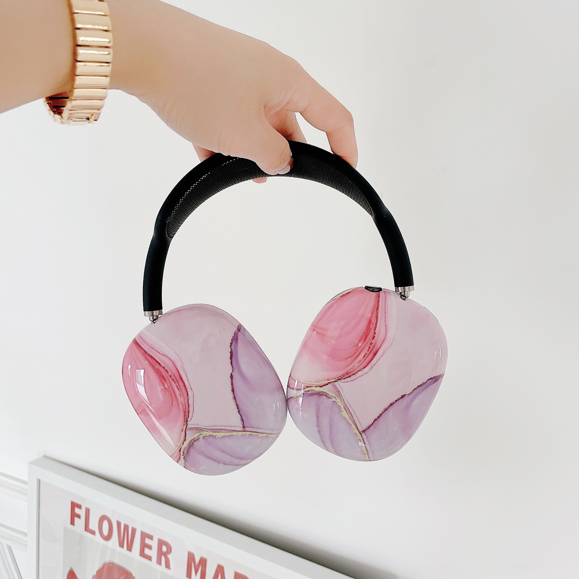 Silicone Marble Bluetooth Headset Cover - 2