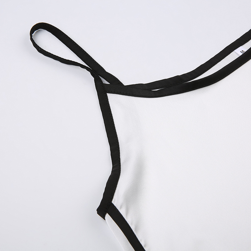 Comfortable Casual Satin Black Selvedge Contrast Loose Suit