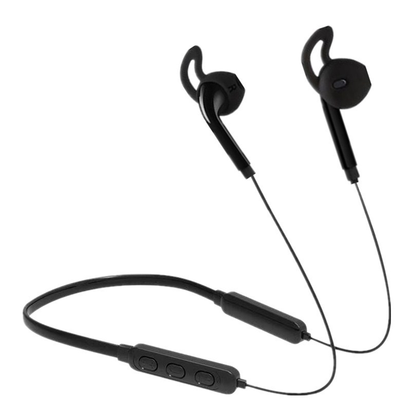 Running Binaural Wire-Controlled Bluetooth Headset In-ear Neck Hanging - Image 2