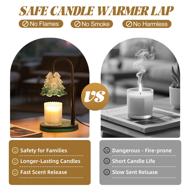 Candle Warmer Lamp With Timer & Dimmer , Adjustable Wax Melt Lamp For Jar Candles, Home Decor Accent view 5