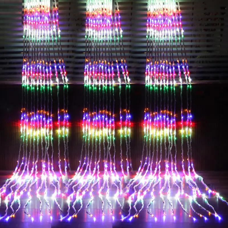 Outdoor Background Layout Of Net Lights