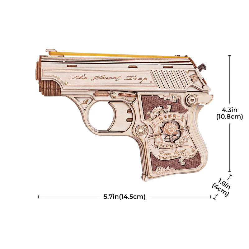 Puzzle en Bois Pistolet Mini-Gund puzzle en bois 3d Puzzle en Bois Pistolet Mini-Gund
