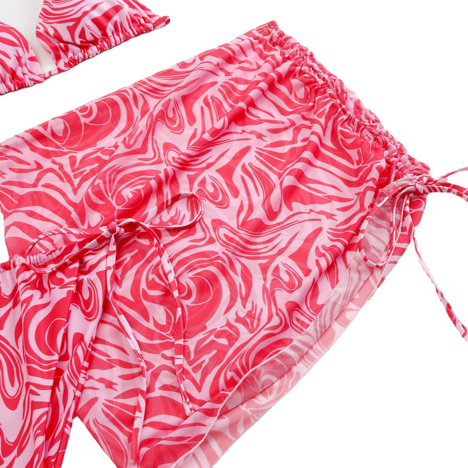 Women's Swimsuit Bikini Three Piece Set - Image 4