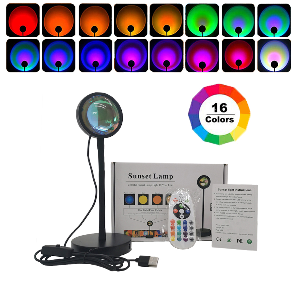 USB Desk Lamp Rainbow Projection Lamp — foto 5