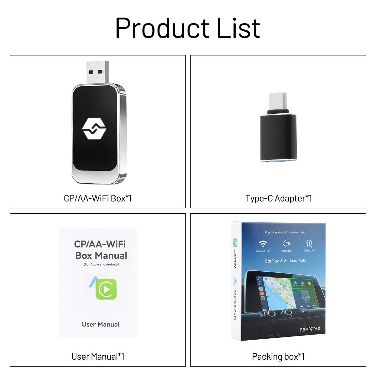 NEW USB Wireless CarPlay Adapter For Dongle Plug Play — image 3