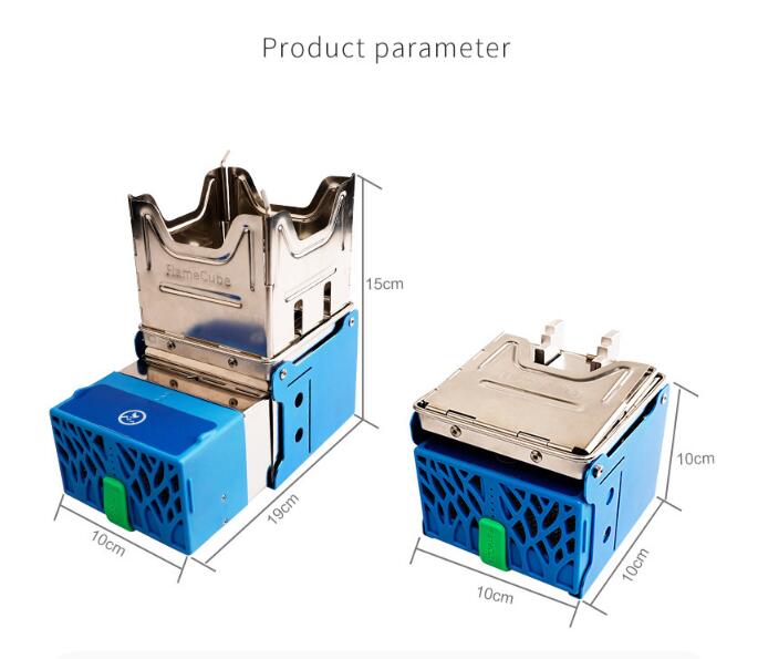 Fire Generator Electric Stove Folding Broiler Wood Stove Camping — foto 6