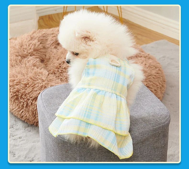 Title 6, Girl Dog Dresses Pet Princess Dress Puppy Cloth...