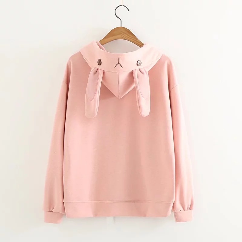 Title 4, Sweet spring new cute rabbit embroidered Hoodie