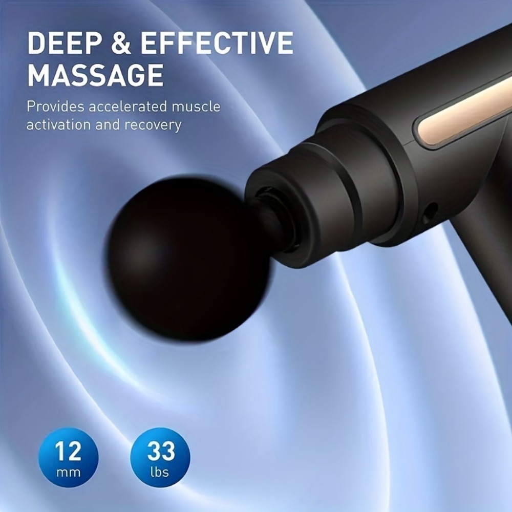 Random Color Fascia Gun Household Portable Muscle Relaxer USB Rechargeable Small Massager Mini Fascia Gun — foto 3