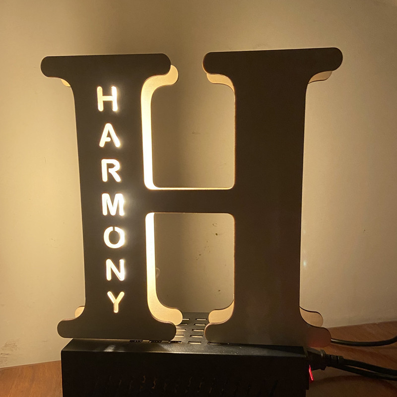 Letter lamp height190