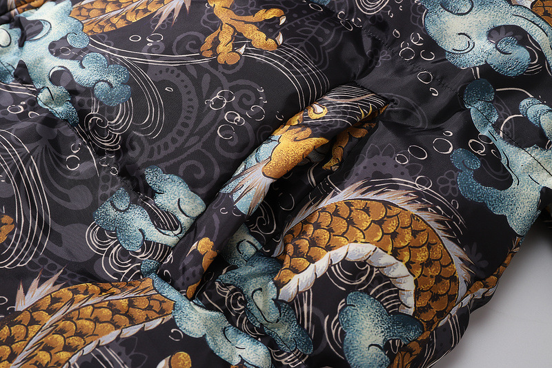 Longteng Full Printed Cotton Clothes High Street Loose