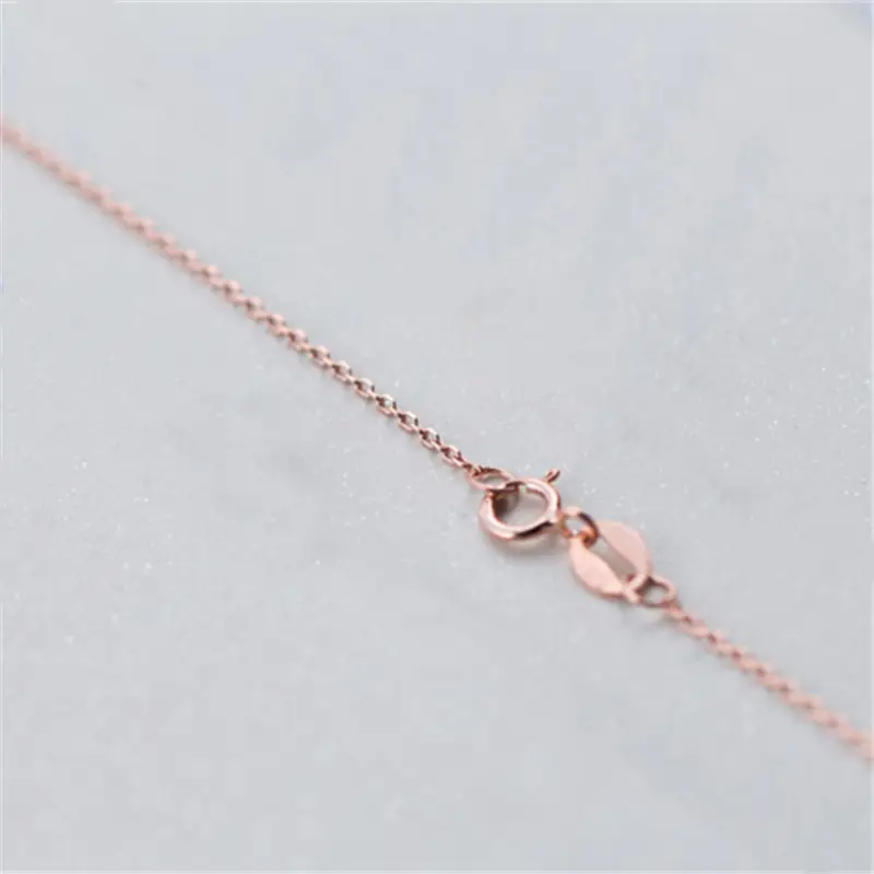 Women's Simple Cross Chain Personality Silver Necklace