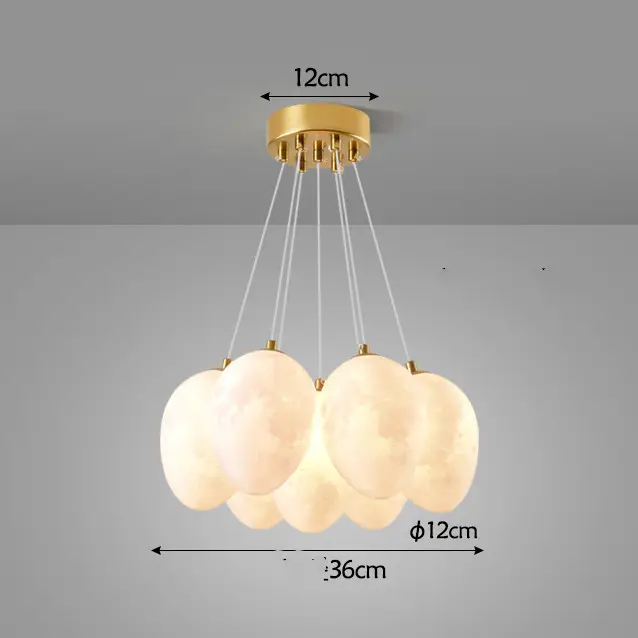 Nordic Modern Minimalist Creative Moon Bubble Living