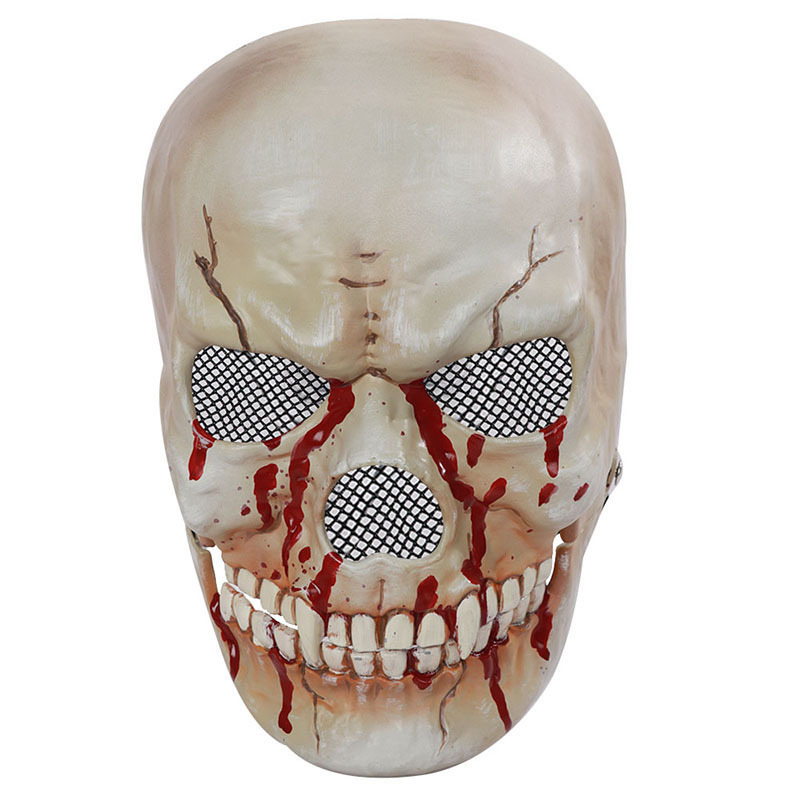 New Halloween Simulation Mouth Skull Mask Plastic — foto 6