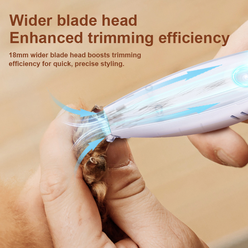 Self-Priming Pet Paw Hair Trimmer