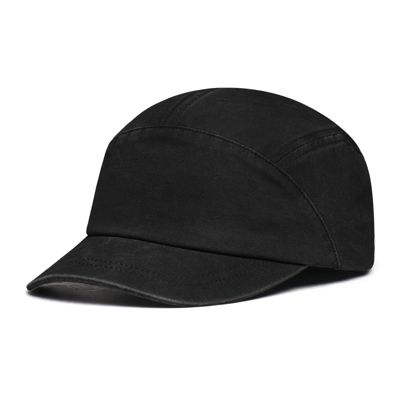 Men's And Women's All-purpose Solid-color Water-washed Vintage Simple Style Short Brimmed Soft-top Baseball Cap For Daily Casual Wear, Suitable For Couples Going Shopping Together.