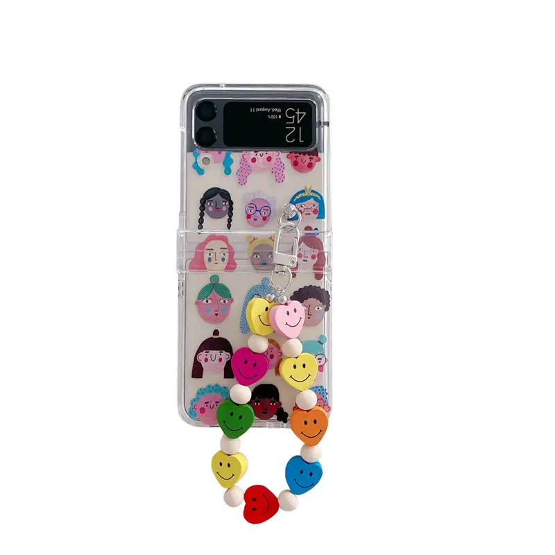 Cartoon Folding Mobile Phone Case Transparent