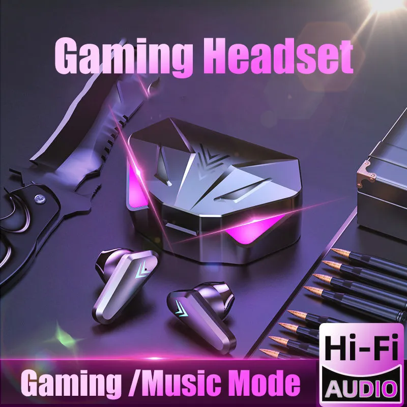 Wireless Gaming Headphones No Delay Noise Reduction Bluetooth Earphones HIFI Sound E-Sport Game Headset With Mic – image 3
