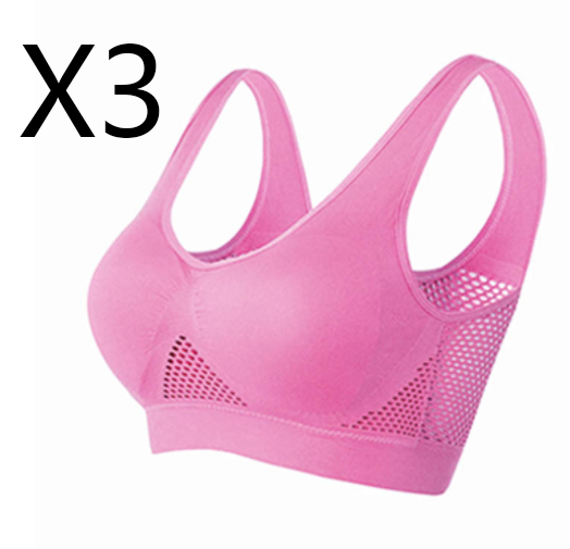 Title 12, Breathable Bra Large Size No Steel Ring Hollowe...