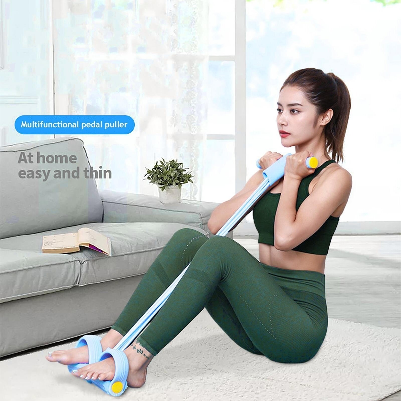 Blue--Foot Press Resistance Band — image 7