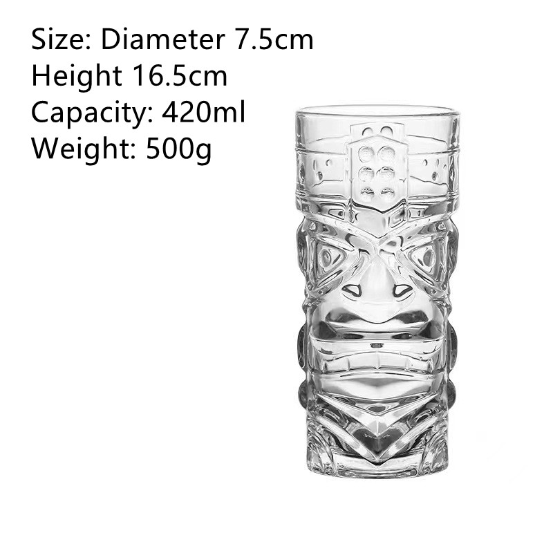 No.1 glass TIKI cup