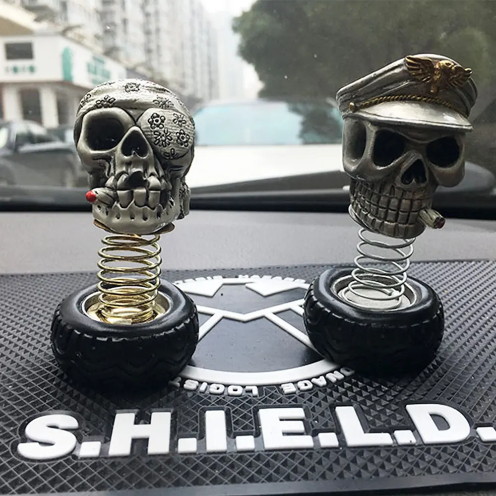 Car Skull Personality Interior Decoration Halloween Day Ornament