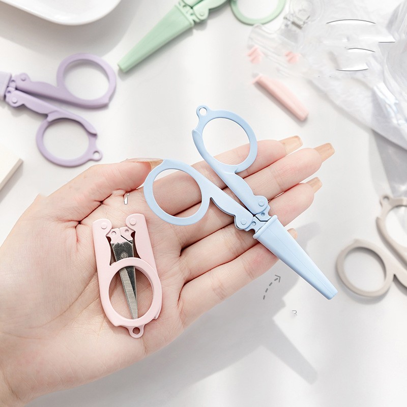 Foldable Mini Scissors For Hand Curtain Cutting