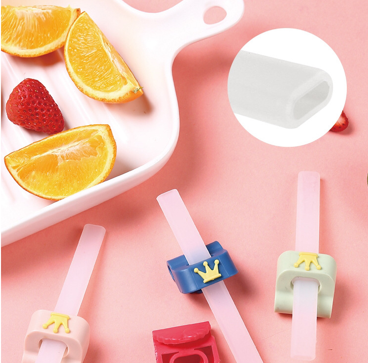 Title 6, 9.7CM Baby Soup Soft Silicone Straw