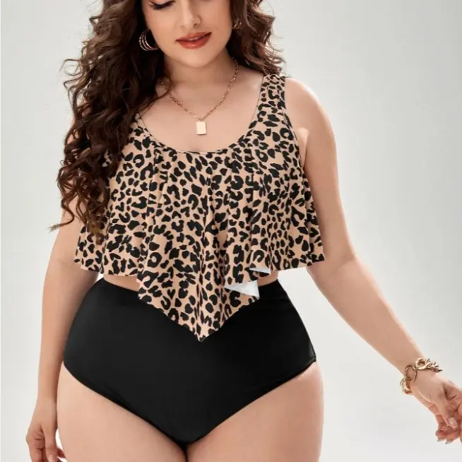 Bikini Leopard Print Swimsuit for Women