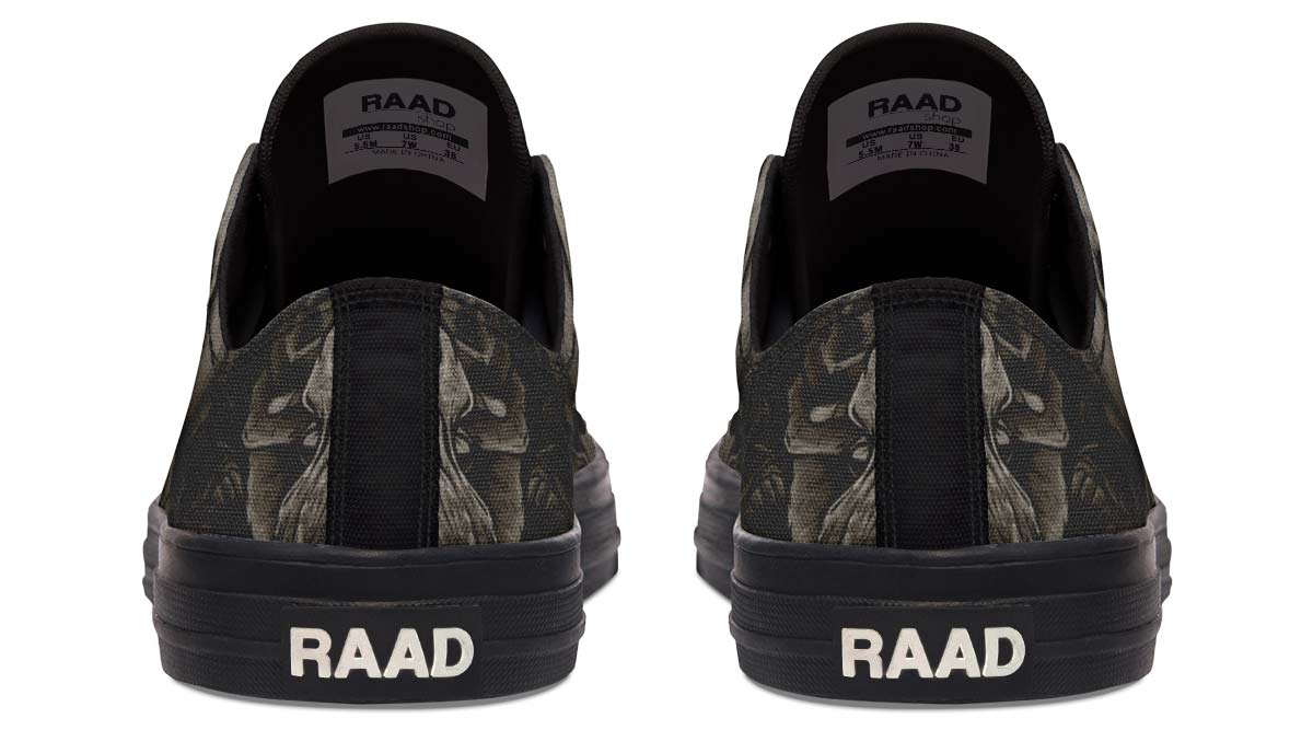 Fashion Print Couple Low-Top Canvas Shoes