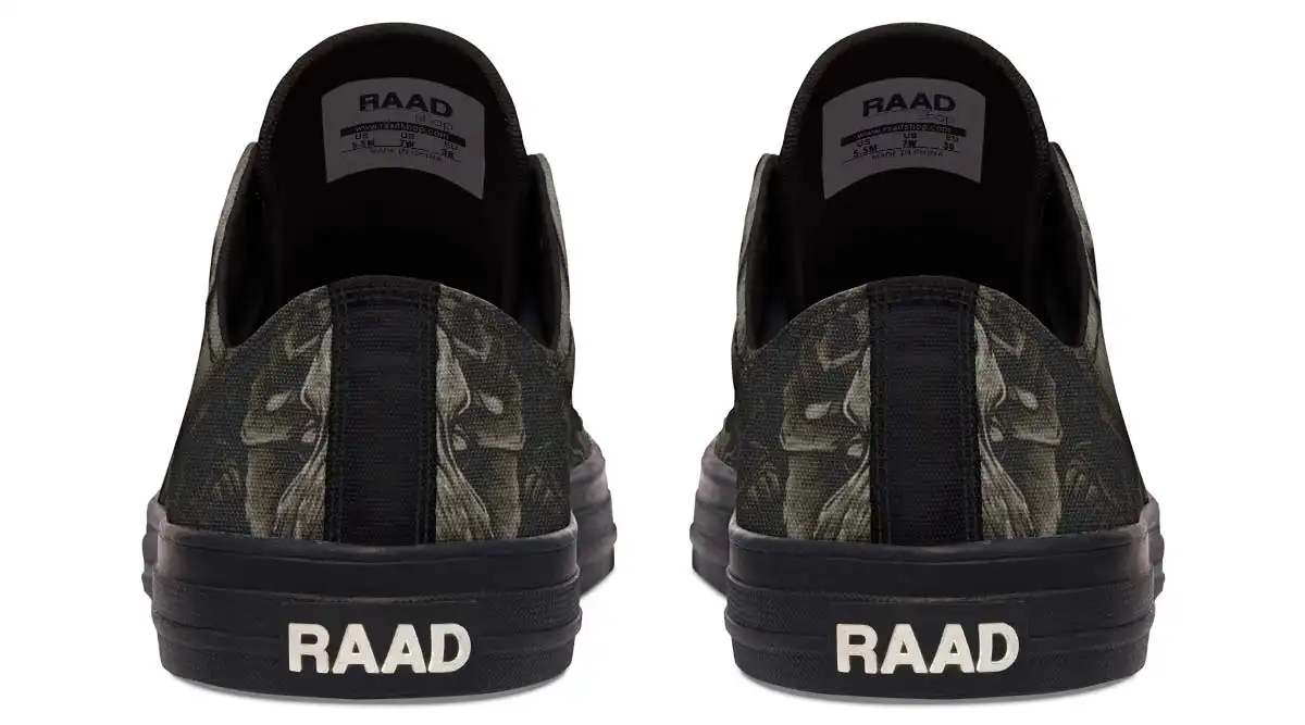 Fashion Print Couple Low-Top Canvas Shoes