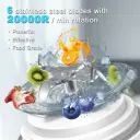 Portable Blender Juicer Personal Size Blender For Shakes And Smoothies With 6 Blade Mini Blender Kitchen Gadgets view 23