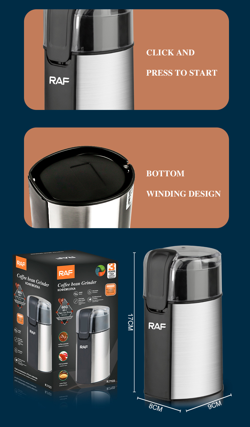 Title 4, Portable Bean Grinder For Household Use