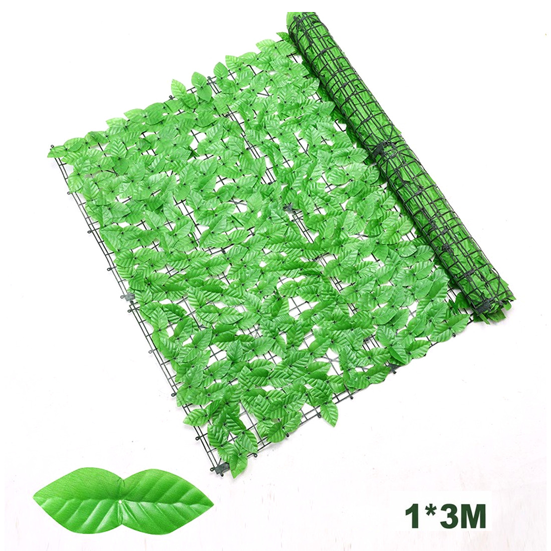 Artificial Hedge Fake Ivy Leaf Garden Fence Privacy Screening Roll Wall Panel — image 8