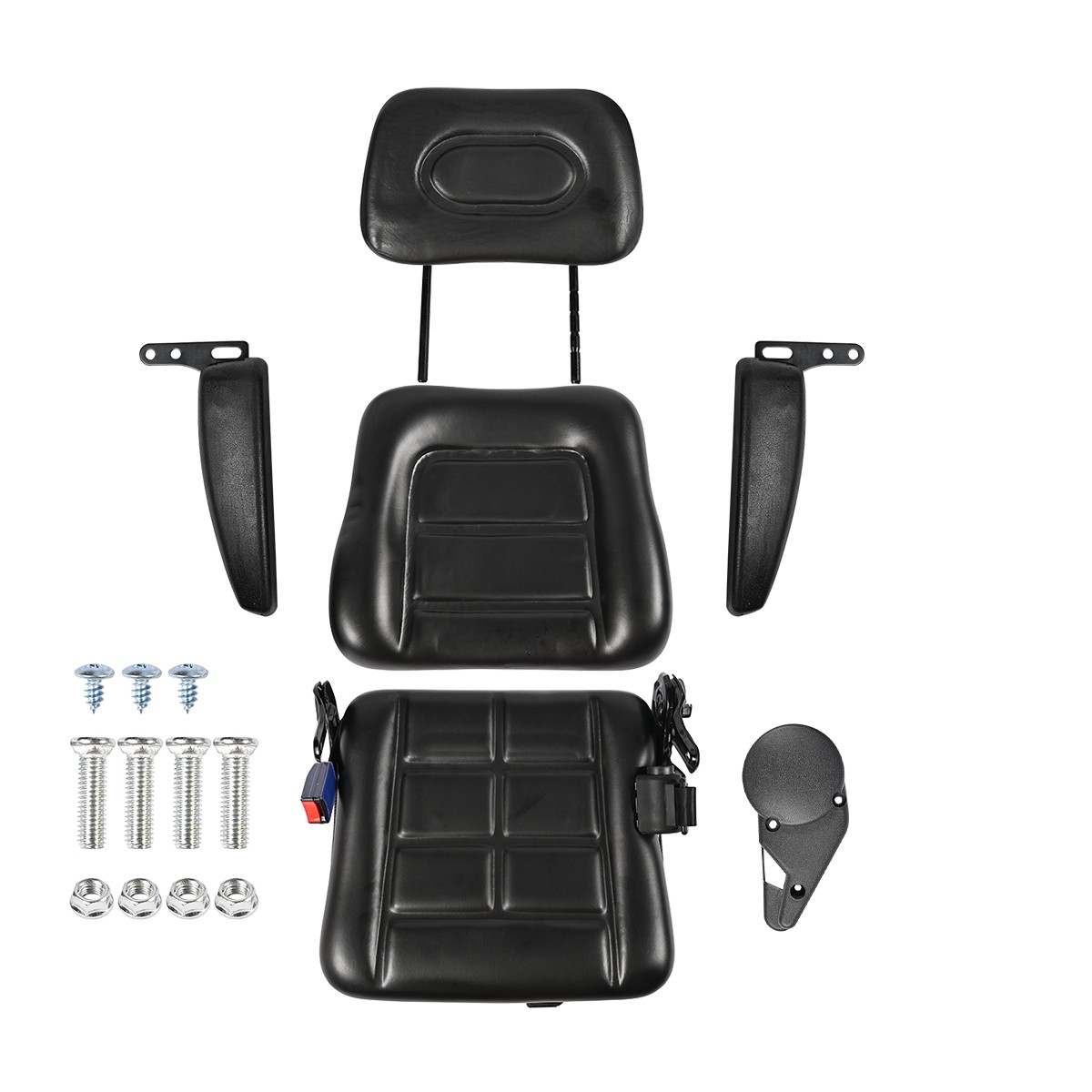 Waterproof Suspension Seat For Tractors Excavators Plant Machinery Mower — image 6