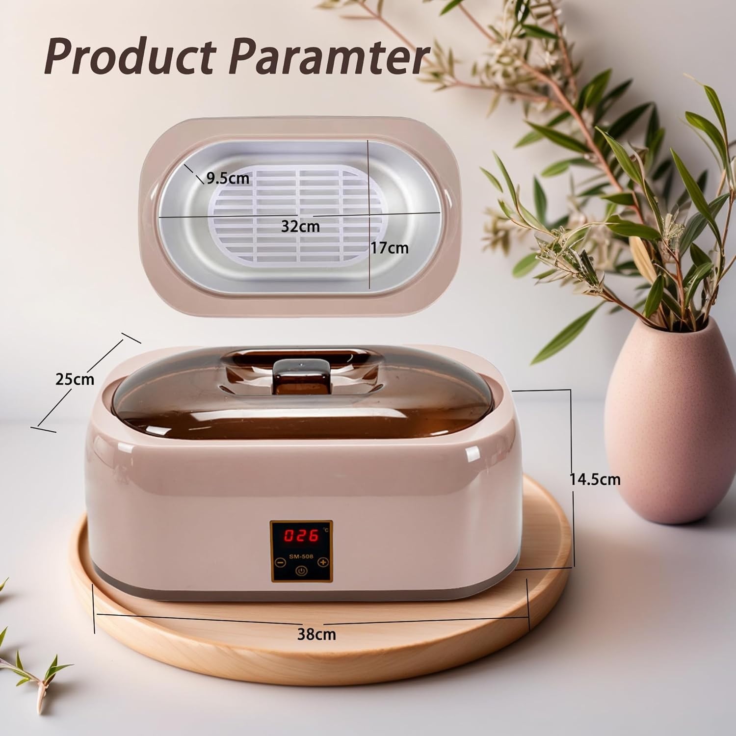 4000ML Paraffin Wax Machine For Hand And Feet Paraffin Wax