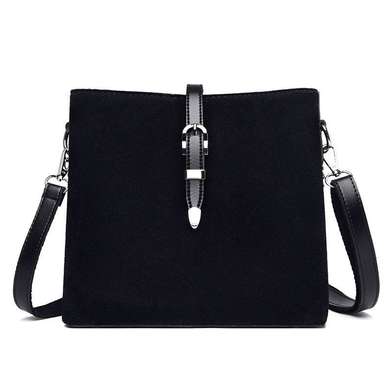 Stylish One Shoulder Diagonal Bag Black - Shop at LoveMi