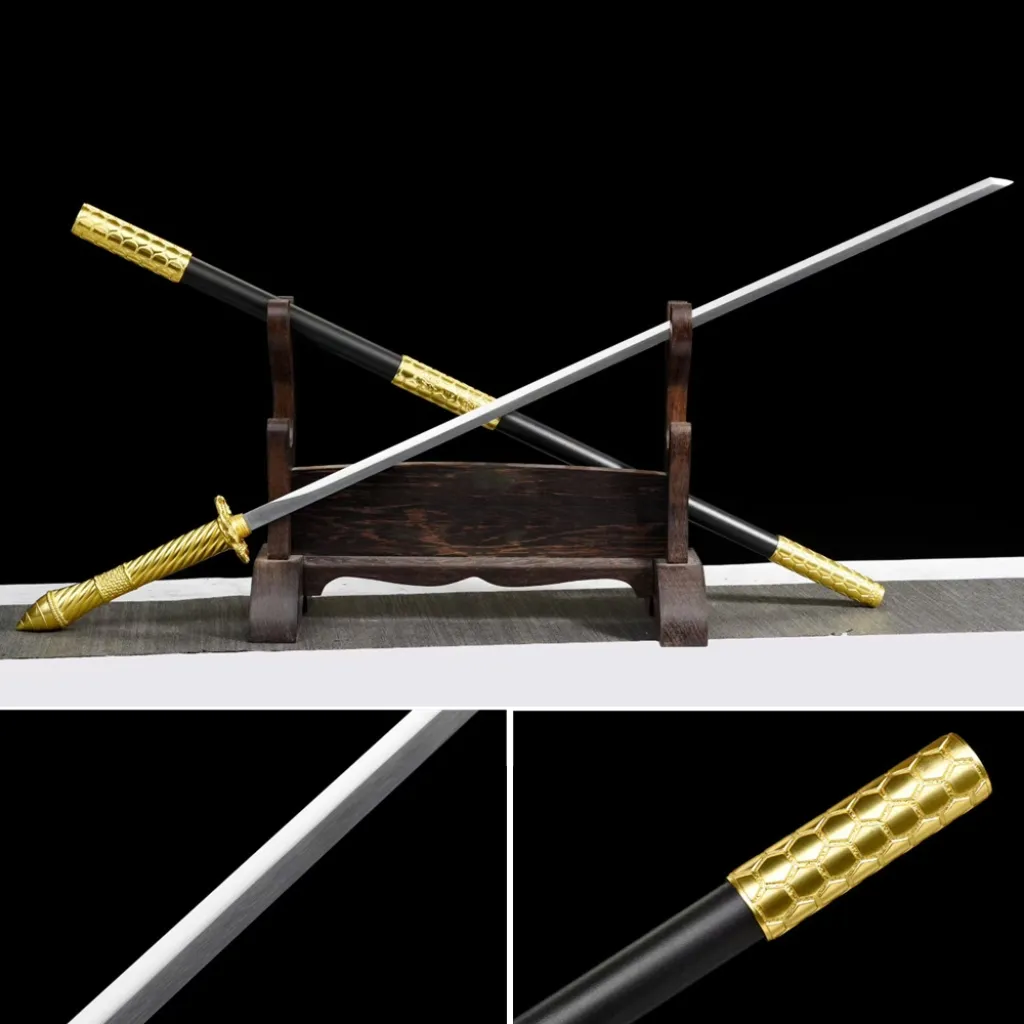 Ancient-Style Integral Tang-Style Sword, Long Manganese Steel