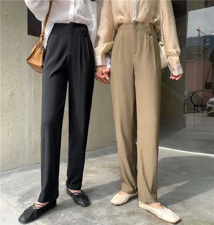 Loose, Thin And High Mopping Suit Pants
