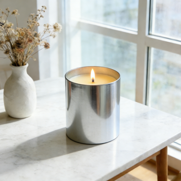 290g Soy Wax Scented Candle, Blended Fragrance Featuring Lemon, Ylang-ylang, And A Musky Woody Note, Perfect For Bath Time And Yoga Sessions