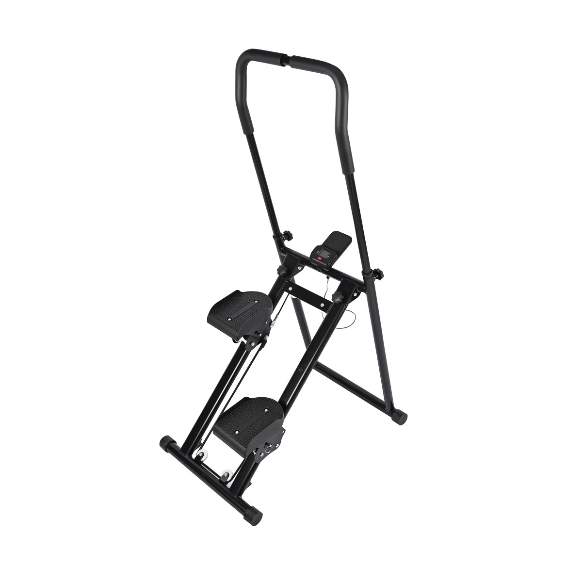 Vertical Climber Stair Stepper Machine Home Gym Exercise Foldable WLCD Monitor — image 10