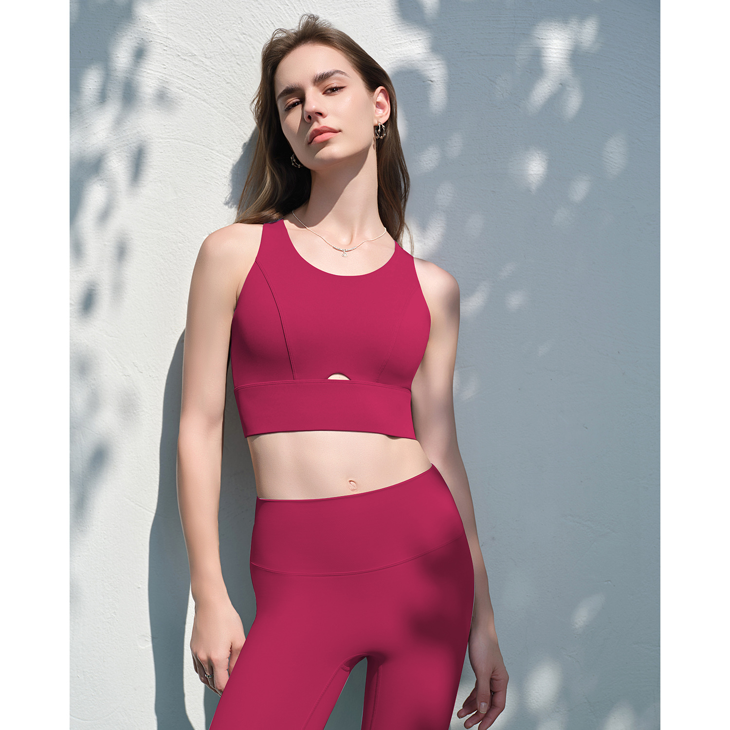 Plus-Size Women's High-Impact Shock-Absorbing Compression Sports Bra, Integrated Cup Tank Top For Summer Running, Fitness And Yoga 6