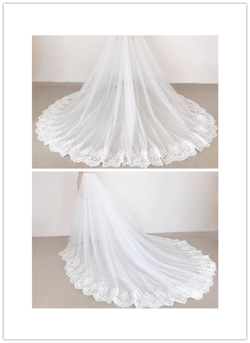 Bride's Skirt With Mesh Lace Lace