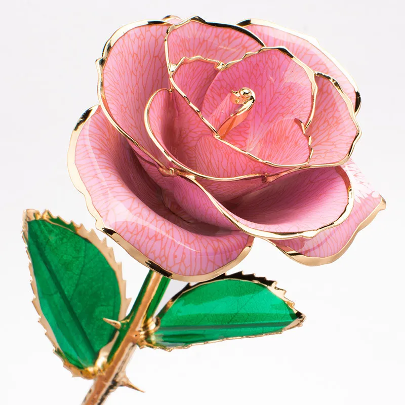 24K Gold-plated Rose Flower With A Gift Box Valentine's Day Gift – image 10