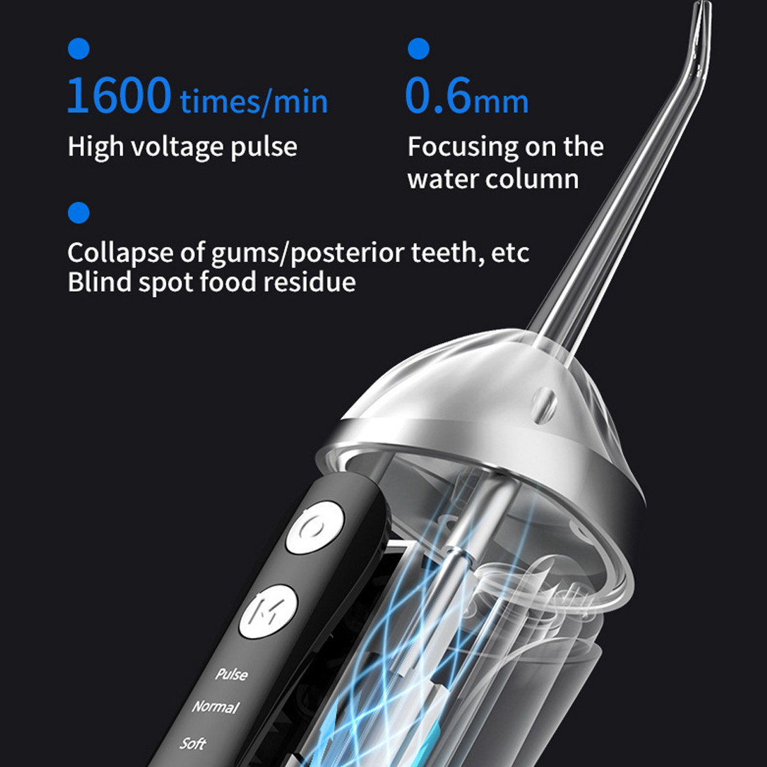 Ultrasonic tooth cleaner electric dental scaler tartar
