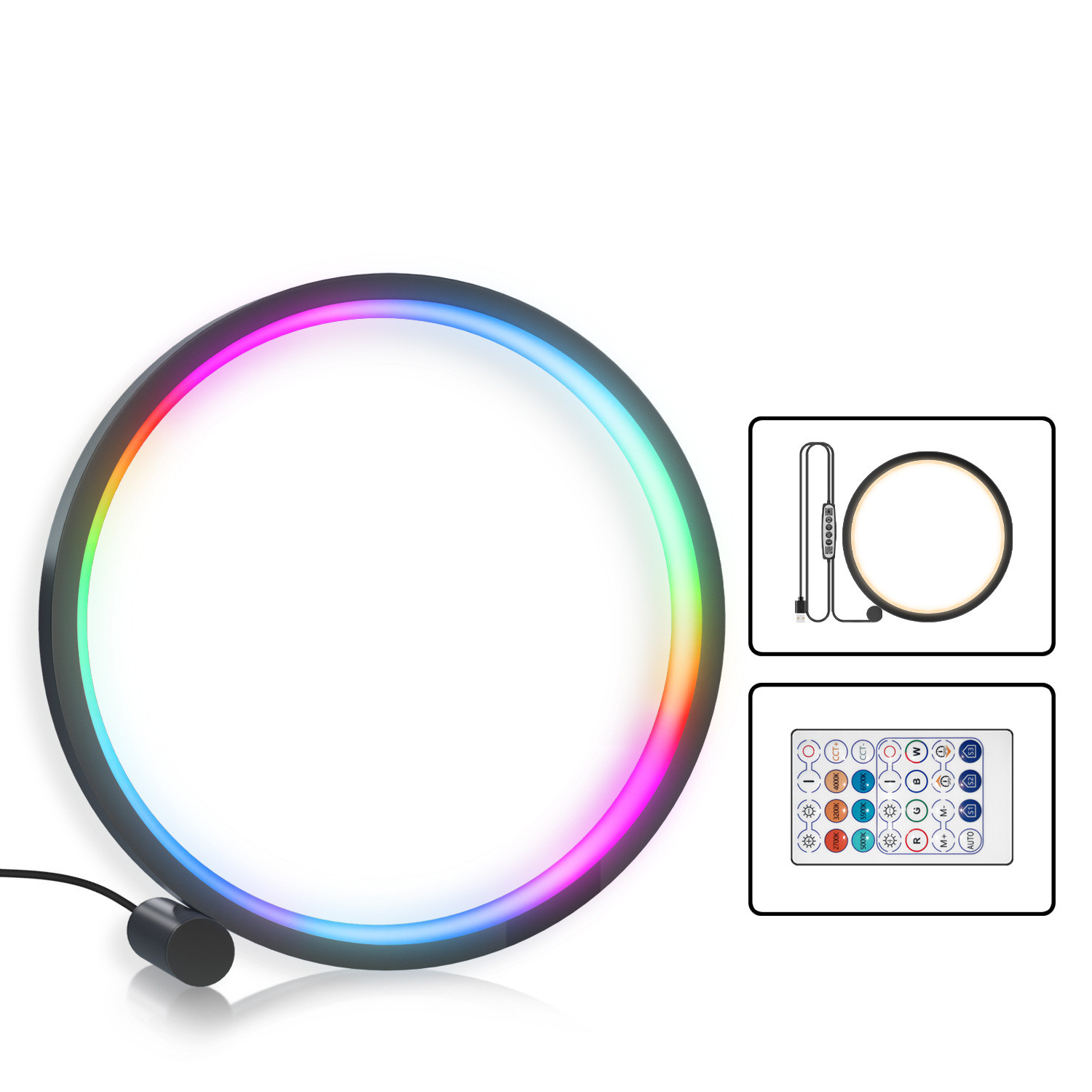 Smart LED Night Light Music Rhythm Induction Colorful Atmosphere Room Decor - Picture 6 of 6